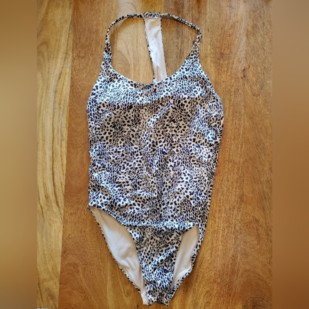 Cotton‎ on body animal print one piece bathing suit